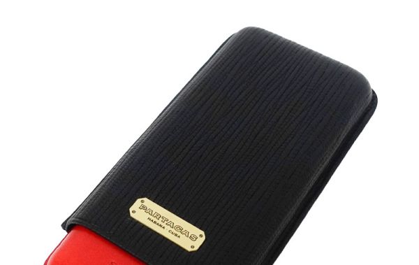 Leather Cigar Case Partagas Serie - 3 Cigars